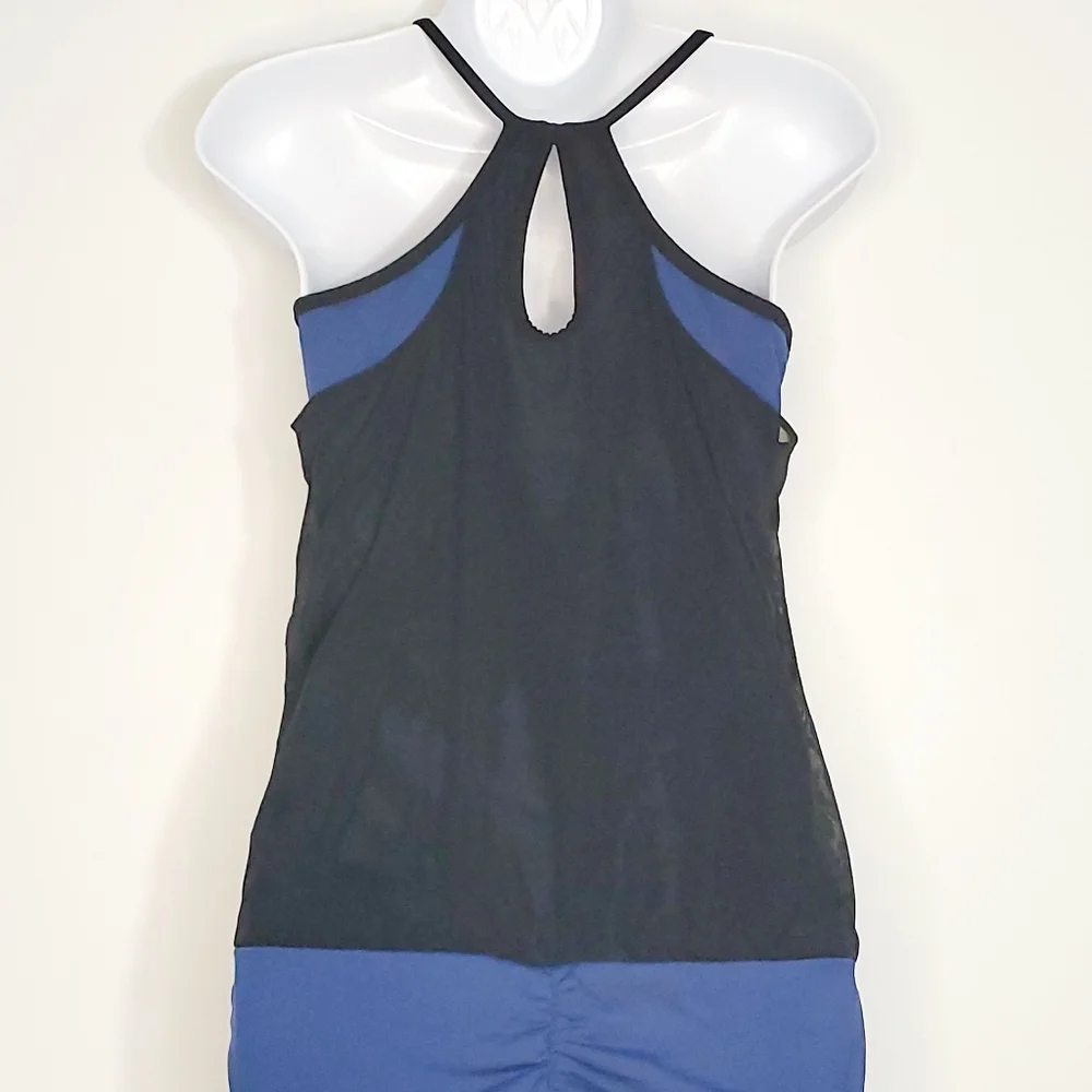 Gaiam Womens Sports blue and black top - Picture 3 of 12